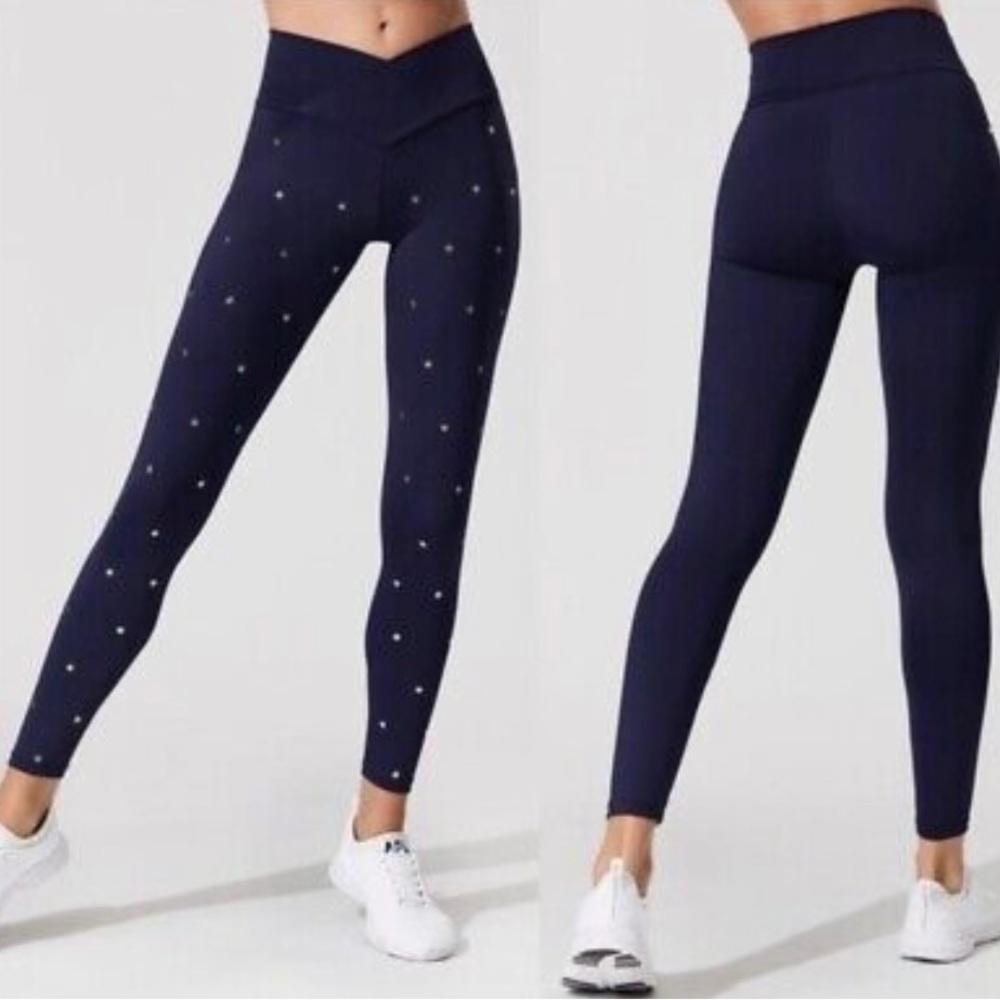Beach Riot star leggings in Navy blue
